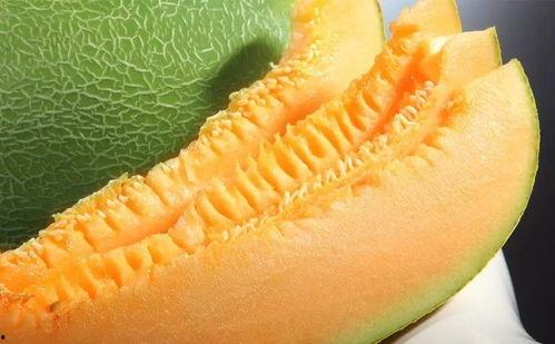 吃网纹蜜瓜图片,视觉与味蕾的双重盛宴